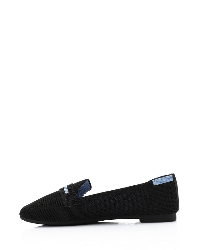 FAN-DJTV-025 Semi Square Toe Shape Flat Shoes