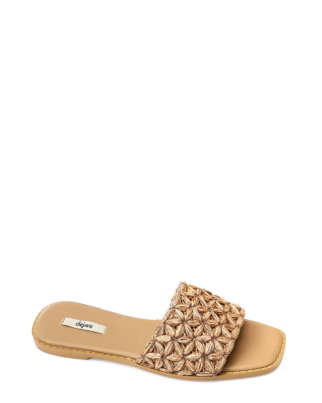 FAN-DJTX-003 Flat Slipper Shoes