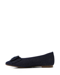 FAN-DJTX-016 Textile Slip-On Ballerina