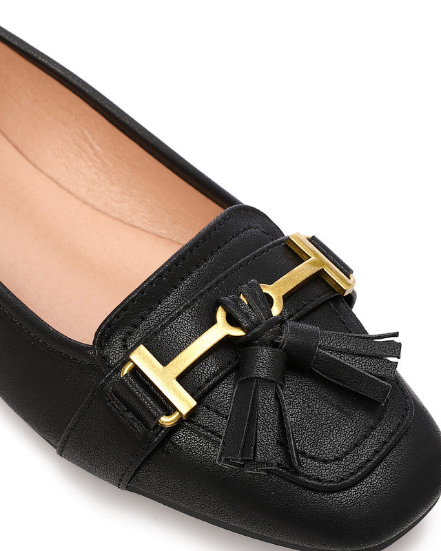 FAN-DVTS-001 Semi-Square Toe Shape Tassel Loafer