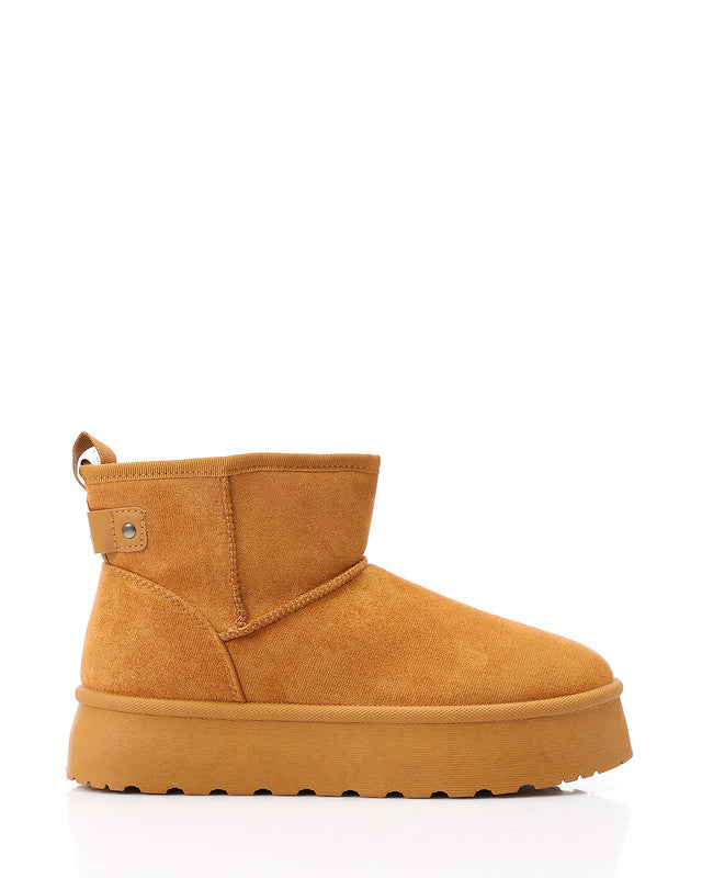 GER-DVTX-002 Ankle Suede Stitched Boot