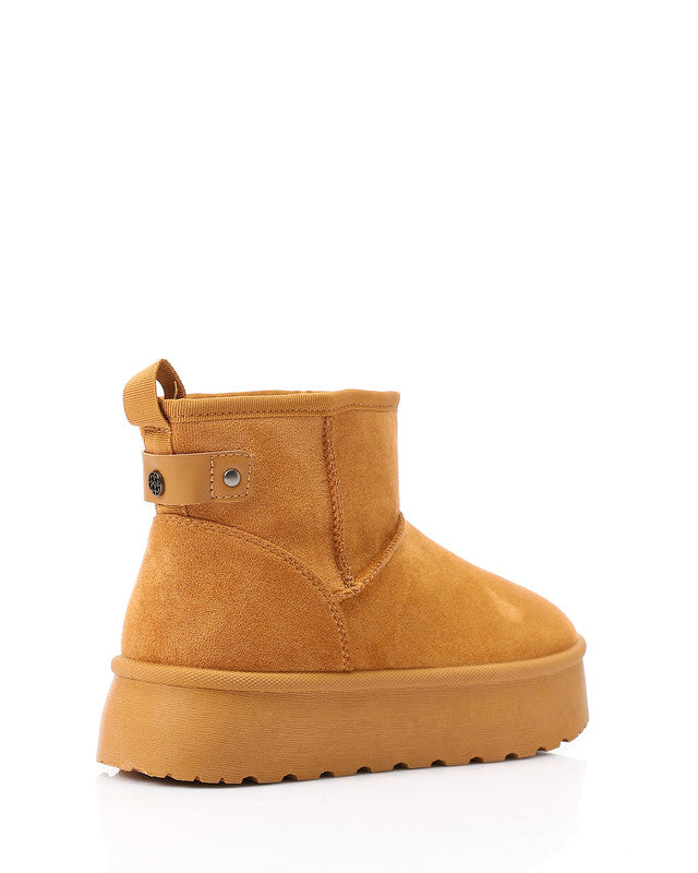 GER-DVTX-002 Ankle Suede Stitched Boot