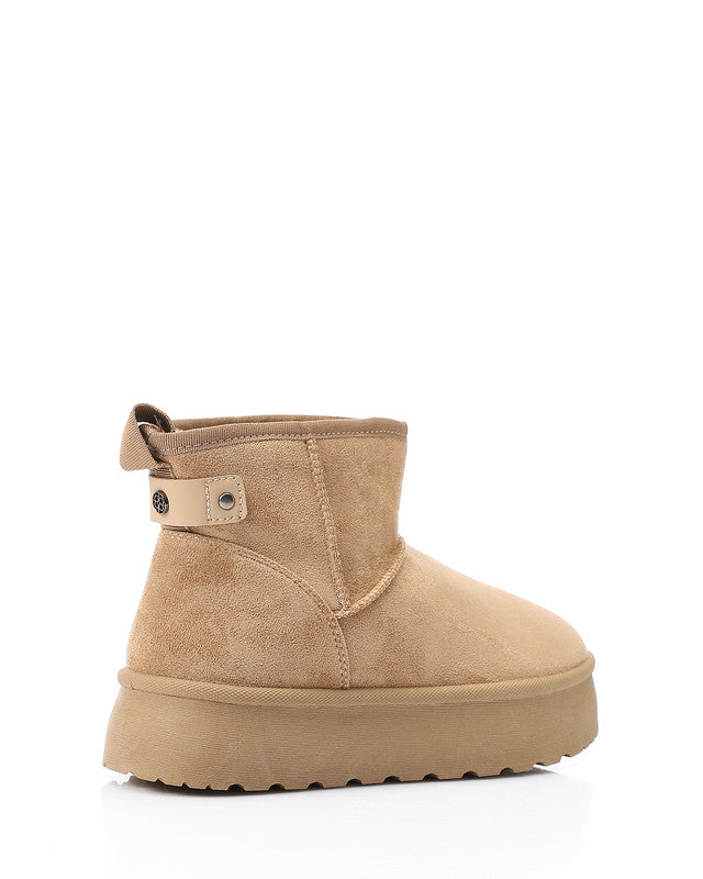 GER-DVTX-002 Ankle Suede Stitched Boot