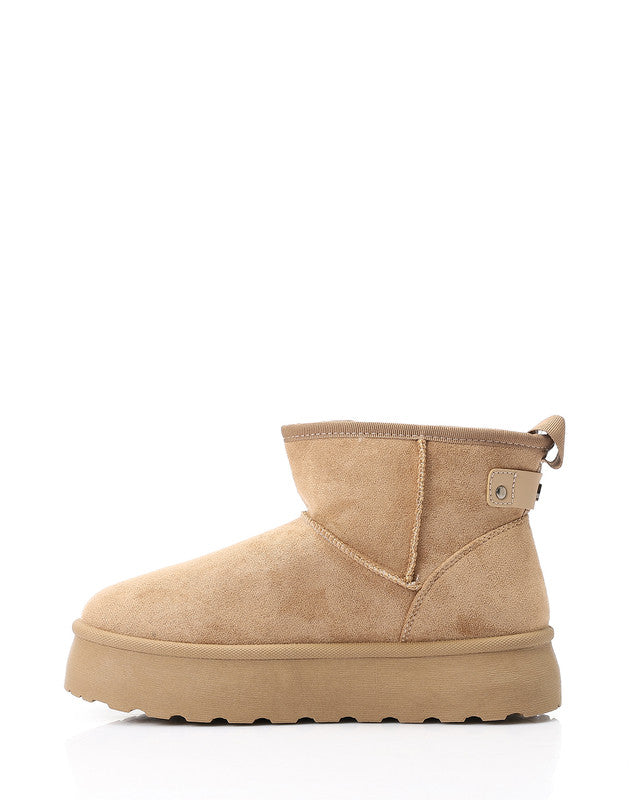 GER-DVTX-002 Ankle Suede Stitched Boot