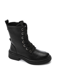 GER-DVTX-010 Mid Heel Combat Boots