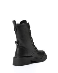GER-DVTX-010 Mid Heel Combat Boots