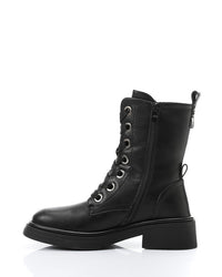 GER-DVTX-010 Mid Heel Combat Boots