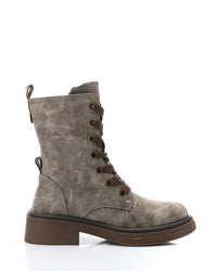 GER-DVTX-010 Mid Heel Combat Boots