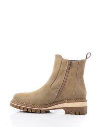 GER-DVTX-016 Round Toe Suede Ankle Boots