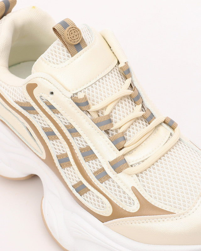 GOR-DVTS-002 Chunky Mesh Platform Sneakers