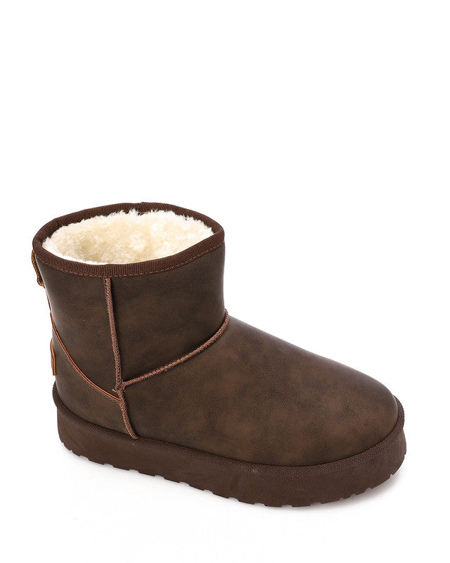 GOR-DVTS-003 Shearling-Lined Nubuck Ankle Boots