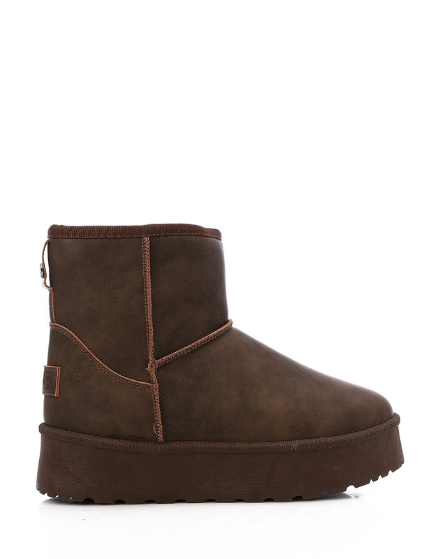 GOR-DVTS-003 Shearling-Lined Nubuck Ankle Boots