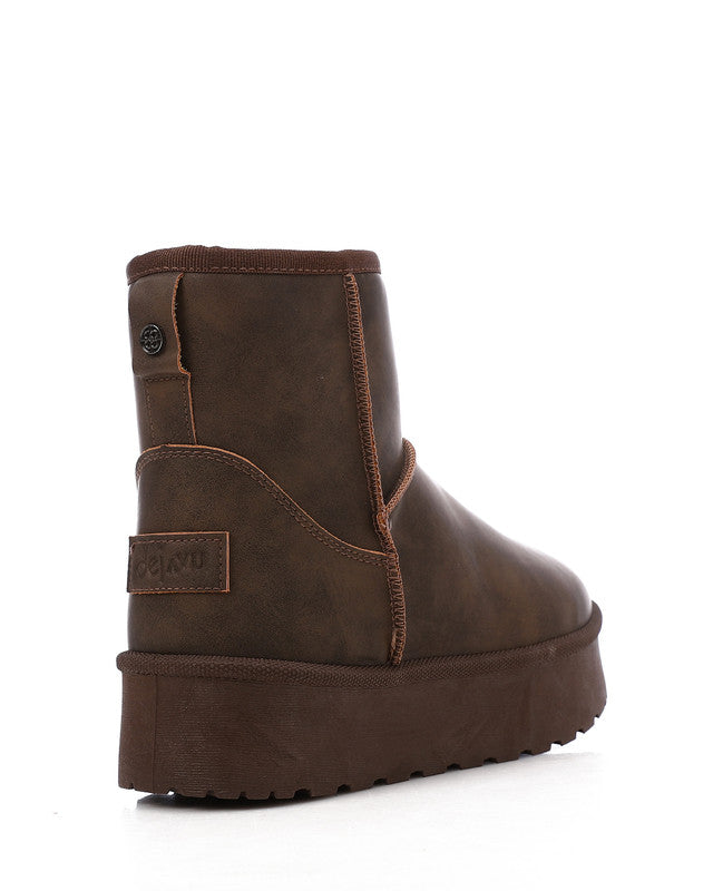 GOR-DVTS-003 Shearling-Lined Nubuck Ankle Boots