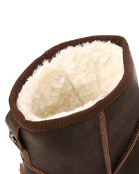 GOR-DVTS-003 Shearling-Lined Nubuck Ankle Boots