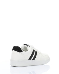 GPS-DVTV-018 Perforated Leather Toecap White Sneakers