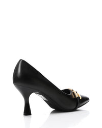 HOG-DJTX-008 Cream Pointed Kitten Heel