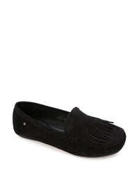 HOG-DVTS-001 Suede Fringe Moccasin Loafer
