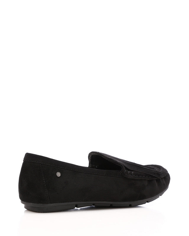 HOG-DVTS-001 Suede Fringe Moccasin Loafer