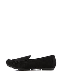 HOG-DVTS-001 Suede Fringe Moccasin Loafer