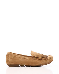 HOG-DVTS-001 Suede Fringe Moccasin Loafer