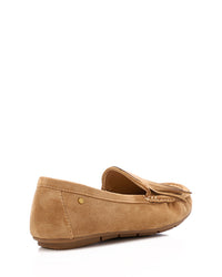 HOG-DVTS-001 Suede Fringe Moccasin Loafer