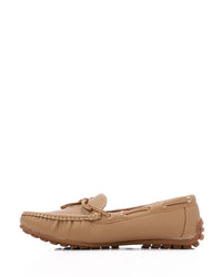 HOG-DVTS-008 Textured Leather Flat Loafer