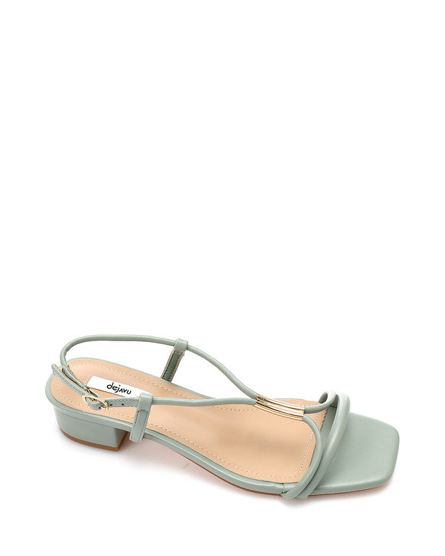 HOT-DJTV-008 Strappy Mid Heel Sandal
