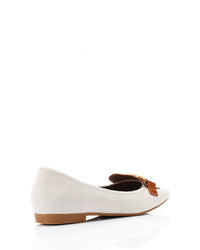 JAL-DJTV-011 Textile Comfort Ballerinas - Black & Off White