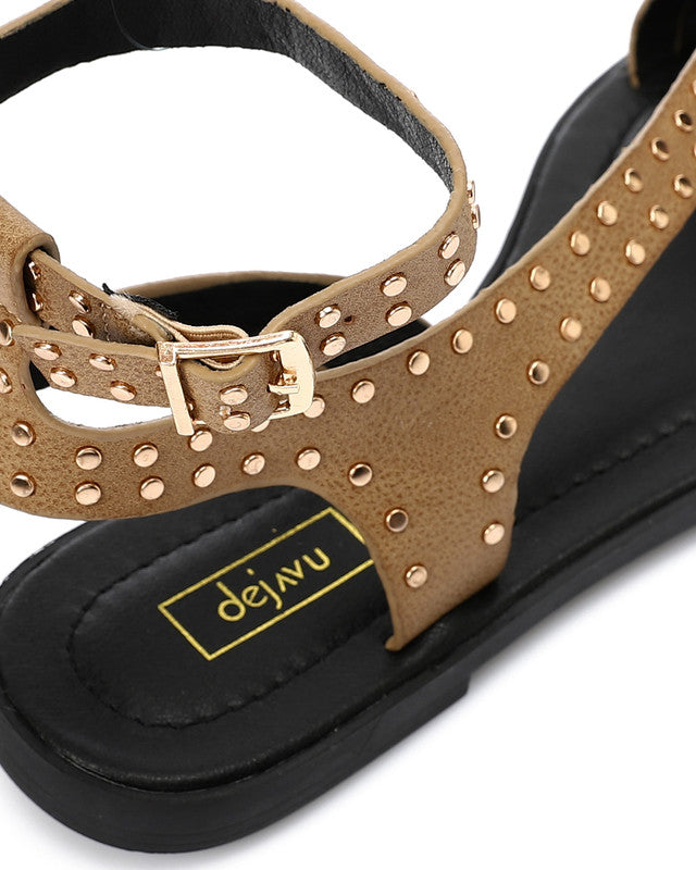 JAL-DJTV-020 Studded Flat Sandals