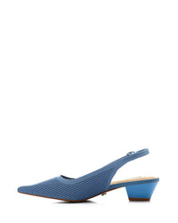 JAL-DJTV-043 Pointed Ribbed Mid Heel Pump