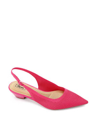 JAL-DJTV-043 Pointed Ribbed Mid Heel Pump