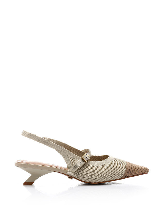 JAL-DJTV-045 Semi Square Toecap Mid Heel Pump