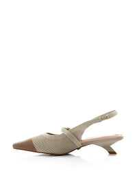 JAL-DJTV-045 Semi Square Toecap Mid Heel Pump