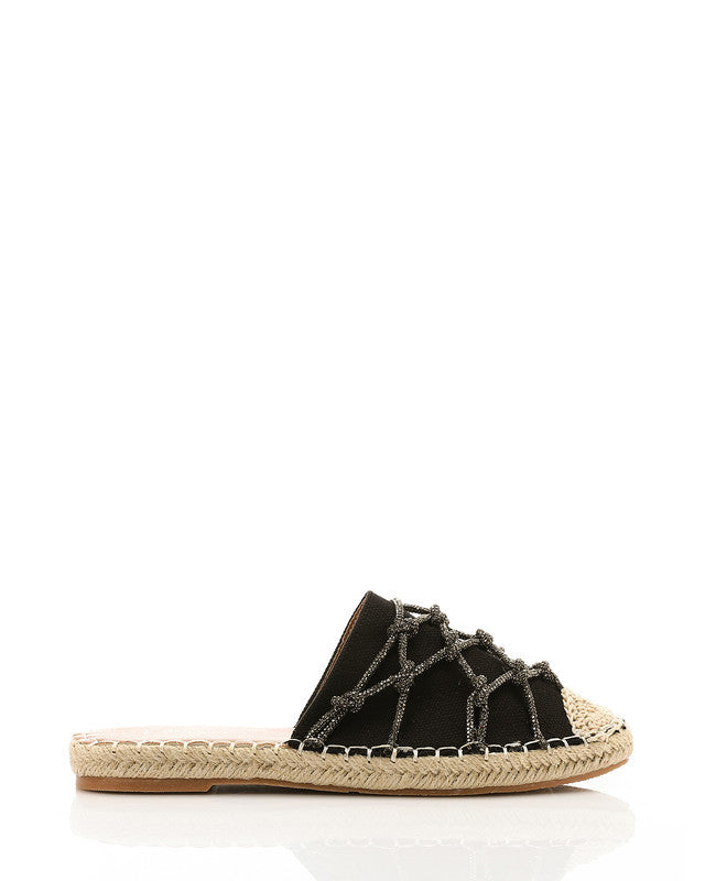 JAL-DJTV-053 Round Toecap Strassy Mules