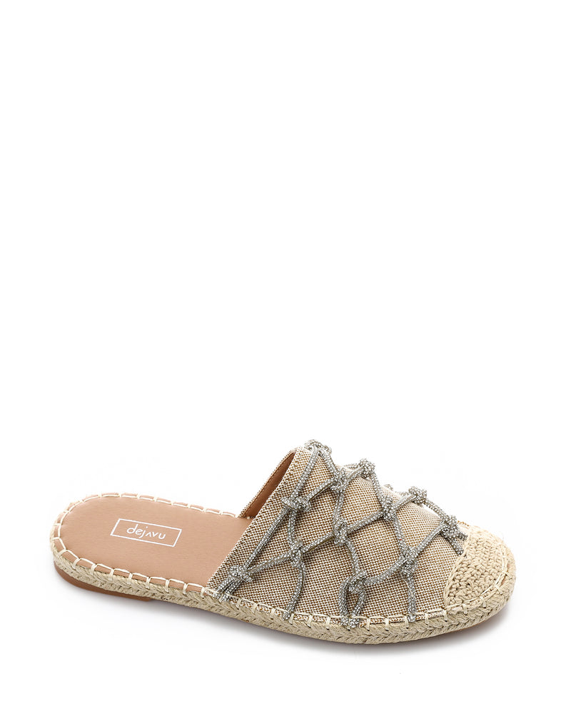 JAL-DJTV-053 Round Toecap Strassy Mules