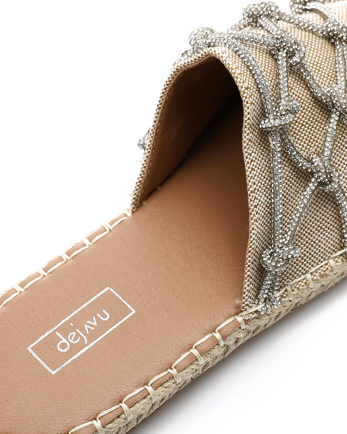 JAL-DJTV-053 Round Toecap Strassy Mules