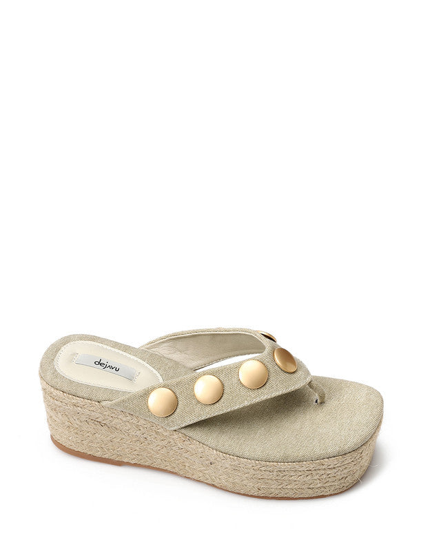 JAL-DJTX-002 Flatform Slipper Shoes