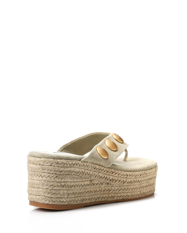 JAL-DJTX-002 Flatform Slipper Shoes