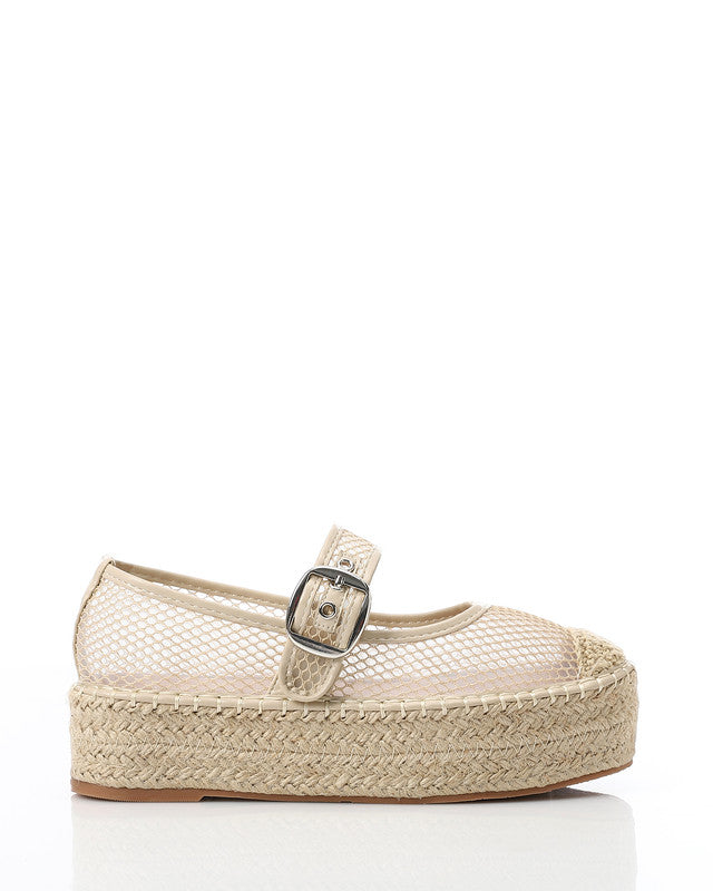 JAL-DJTX-008 Flatform Mary-Jane Shoes