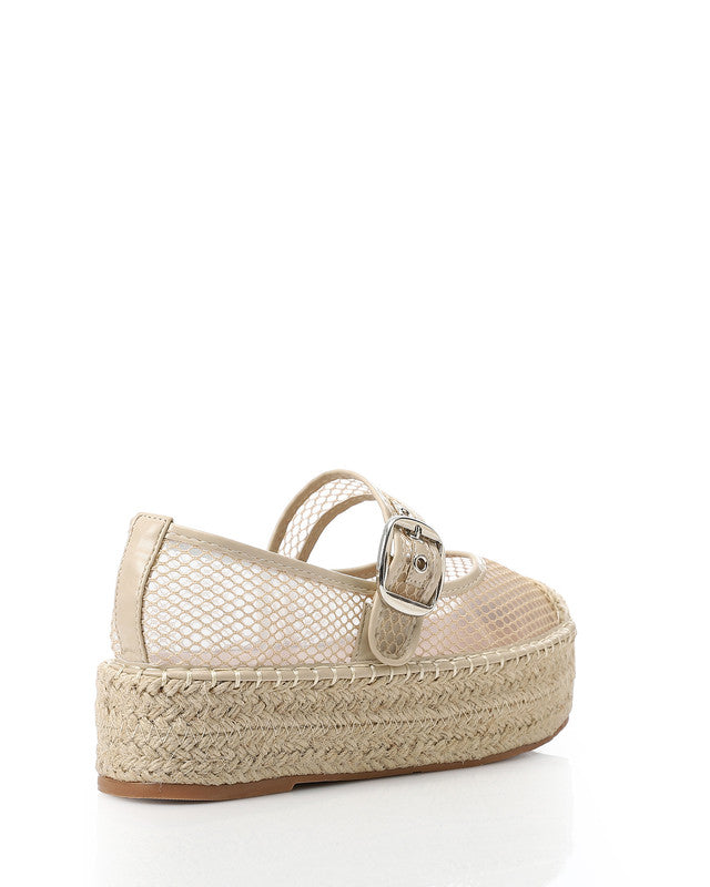 JAL-DJTX-008 Flatform Mary-Jane Shoes