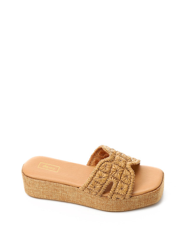 JAL-DJTX-019 Flatform Slipper Shoes