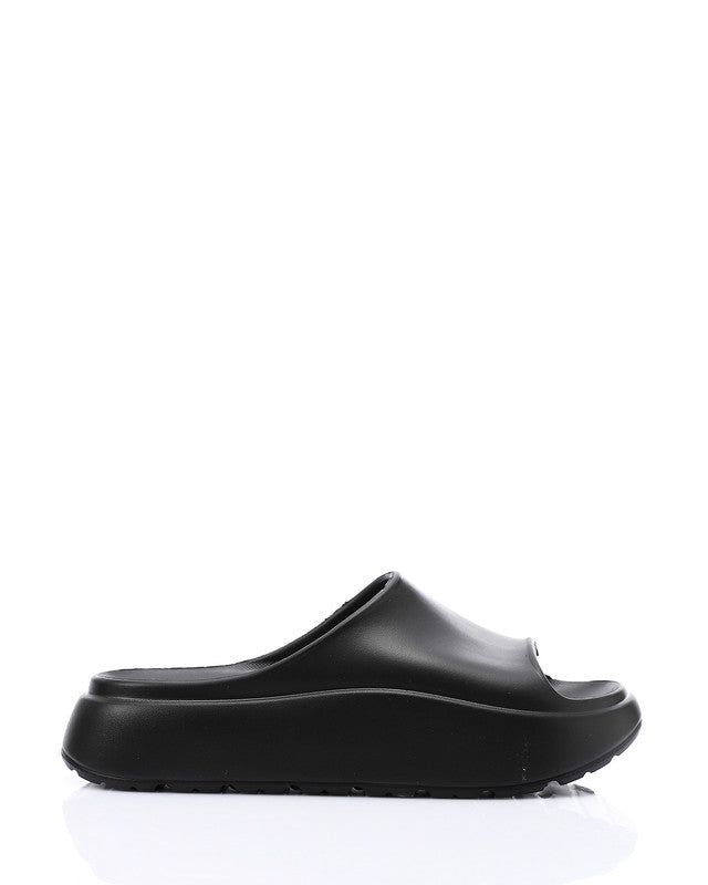 KND-DJTV-015 Chunky Platform Slipper Black