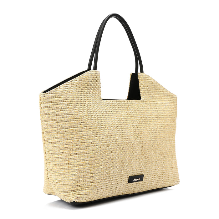 LID-DJTV-004  Raffia Effect Handbag