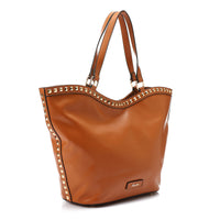 LID-DJTV-008 Studded Magnetic Closure Sholder Bag