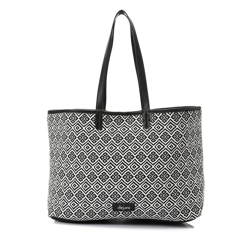 LID-DJTV-012 Textile Self Pattern Shoulder Bag