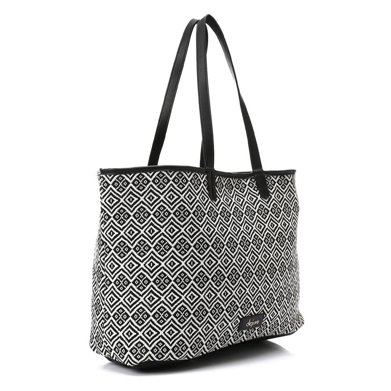 LID-DJTV-012 Textile Self Pattern Shoulder Bag