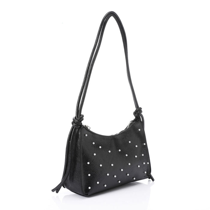 LID-DJTV-024 Strass Shoulder Bag - Black