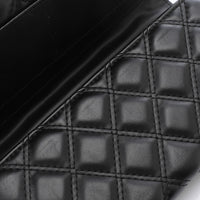 LID-DJTV-029 Lock Closure Quilted Wallet