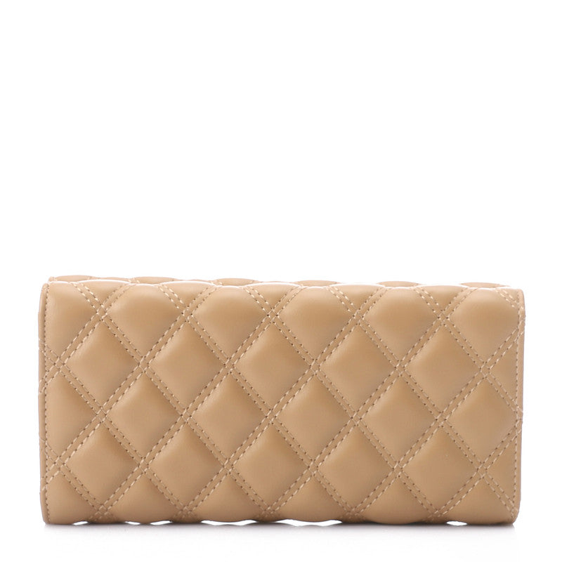 LID-DJTV-029 Lock Closure Quilted Wallet