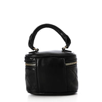 LID-DVTS-004 Quilted Dual-Zip Mini Crossbody Bag